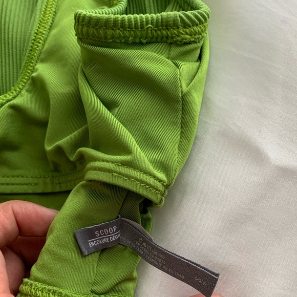 Green bralette/bikini top from Aerie - Picture 6 of 7